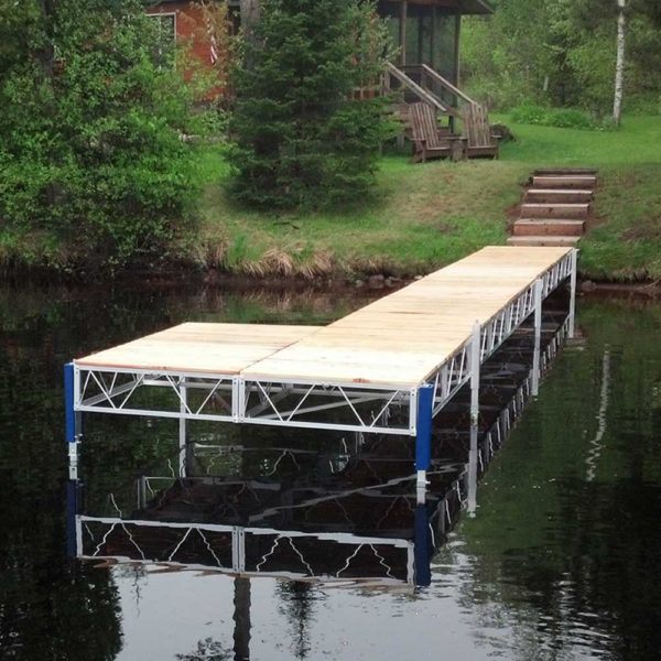 aluminum jack dock on lake