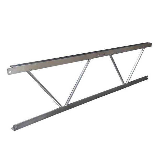 Dock frame aluminum end rail