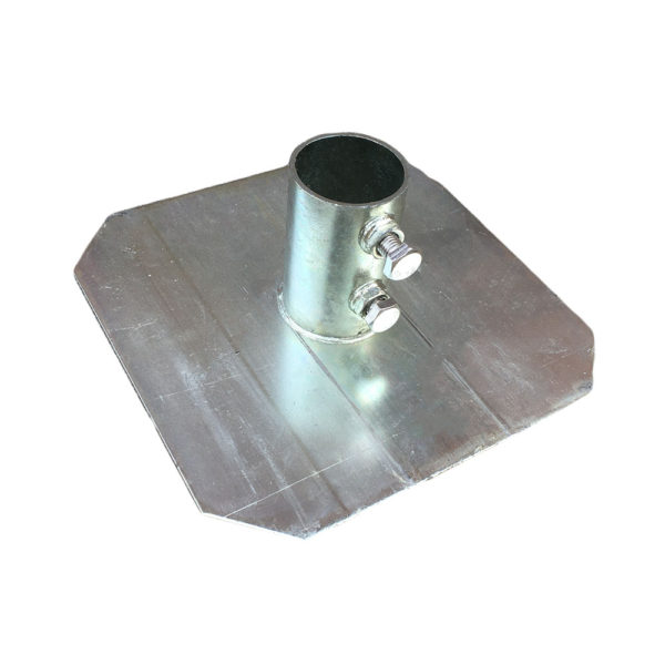 Pipe foot plate