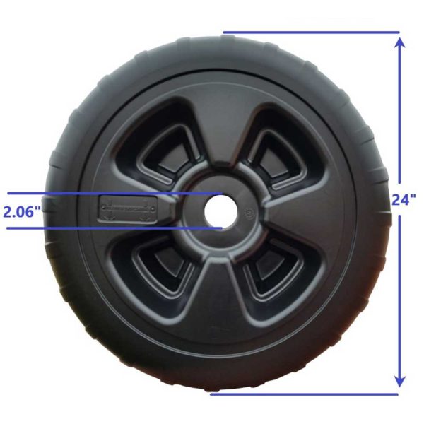 Dock Wheel with measurements