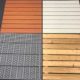 jack dock decking - cedar, poly, gray aluminum, brown aluminum